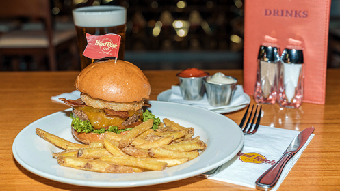 Legendary Burger Menu en Hard Rock Cafe Valencia