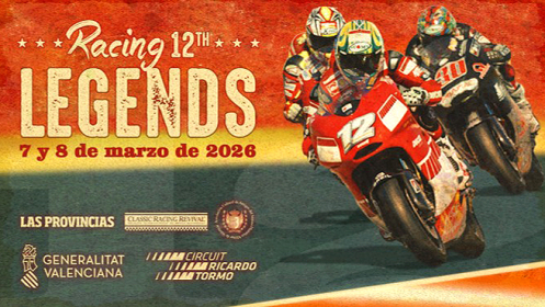 Entradas al Racing Legends 2026 en el Circuit de Cheste